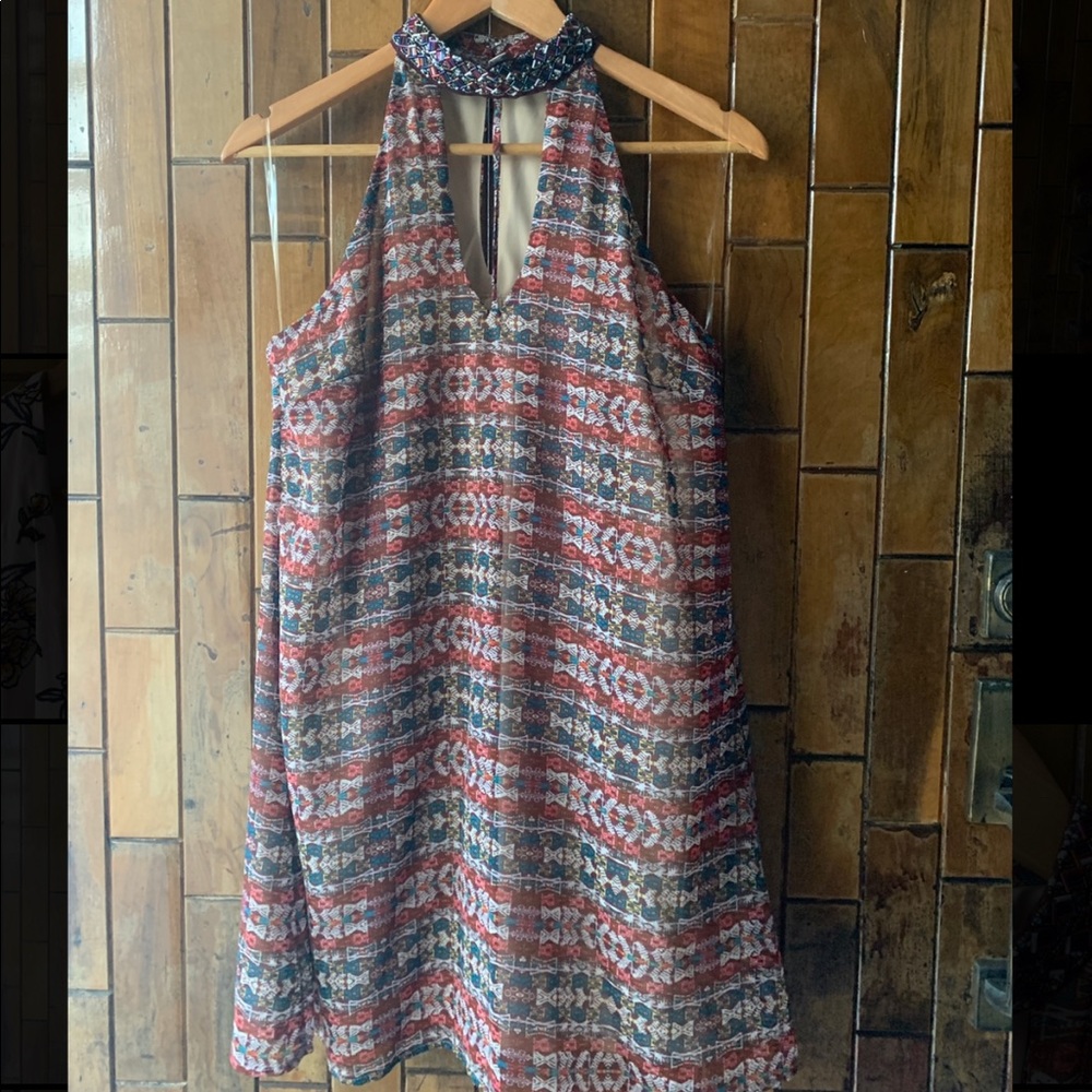 Tribal Pattern Dress.